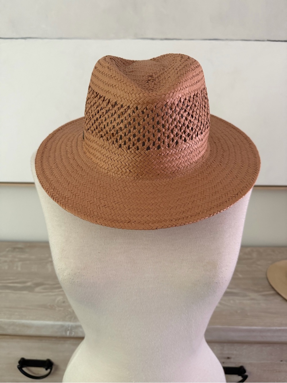 Billabong Pink/Tan Woven Straw Hat